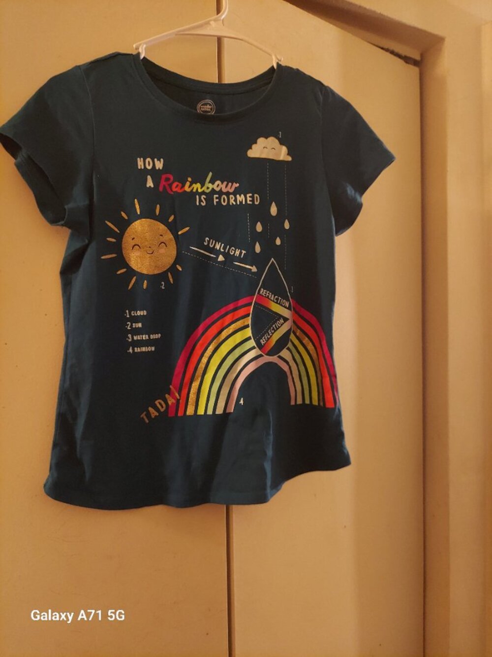 Wonder Nation Rainbow Graphic T-Shirt